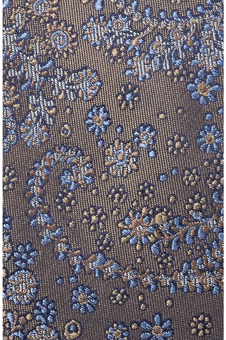 Davari Paisley Silk Tie, Alternate, color, TAUPE