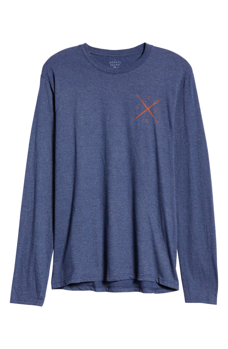 The Normal Brand Mountain Bear Long Sleeve Graphic Tee, Alternate, color,