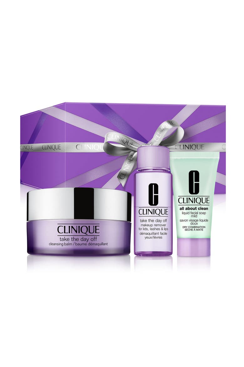 3-Piece The Cleansing Edit Take The Day Off Set, Main, color, NO COLOR