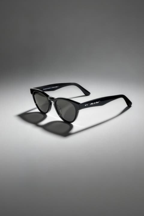 No.1 Noir Round Frame Sunglasses