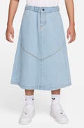 Nike Kids' Sportswear Denim Midi Skirt