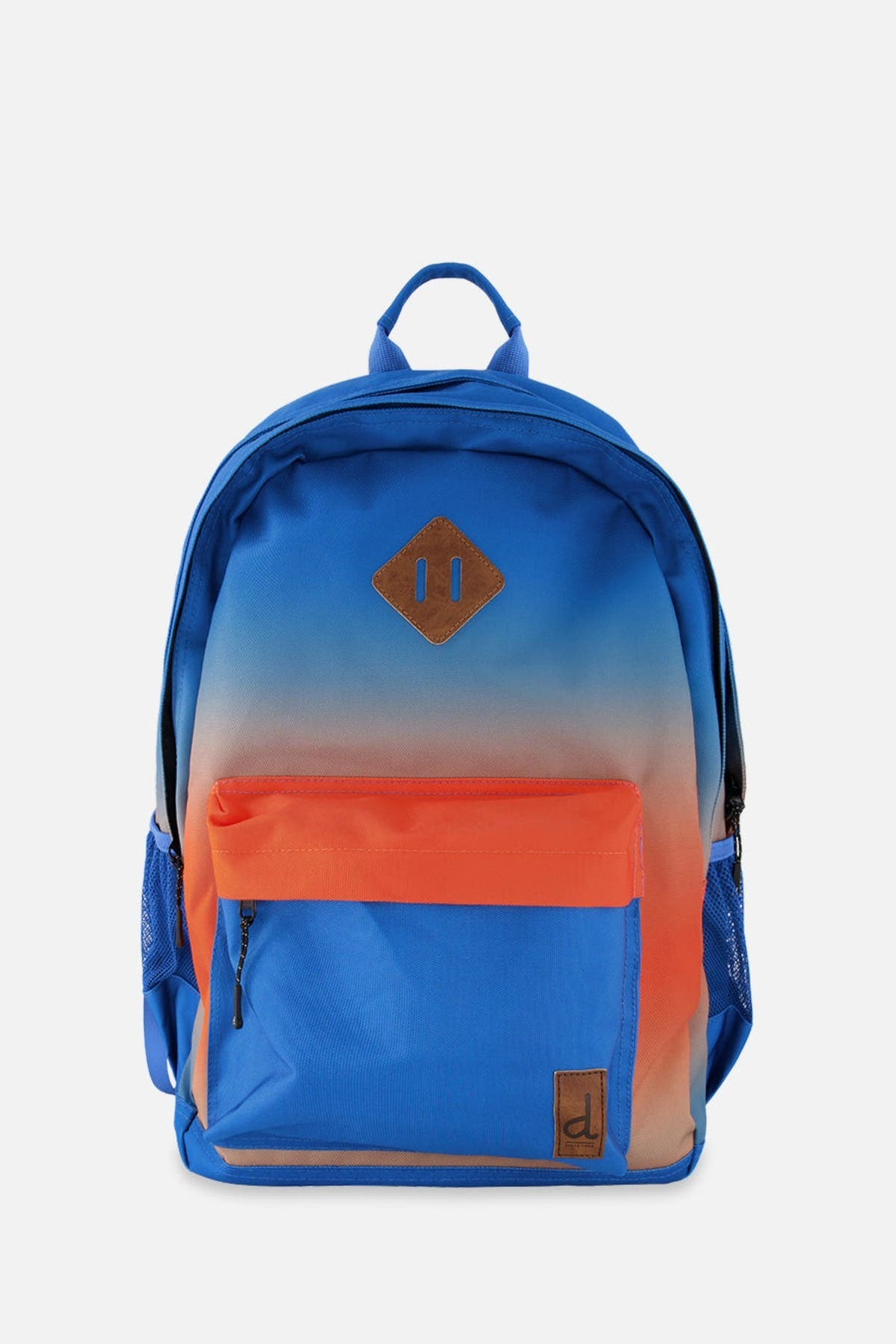 Deux par Deux Gradient Practical Durable Spacious Backpack, Main, color, Beige Blue And Orange Gradient