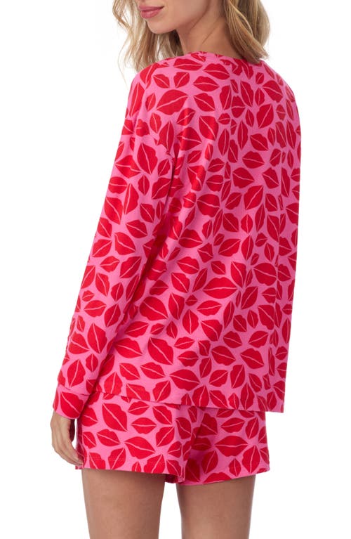Room Service Pjs Print Short Pajamas In Red