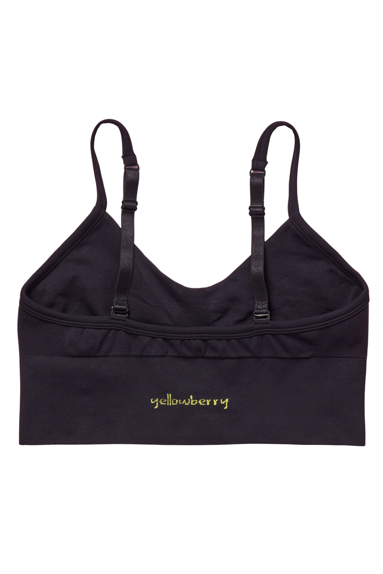 Lola Seamless Crop Bra, Alternate, color, Black