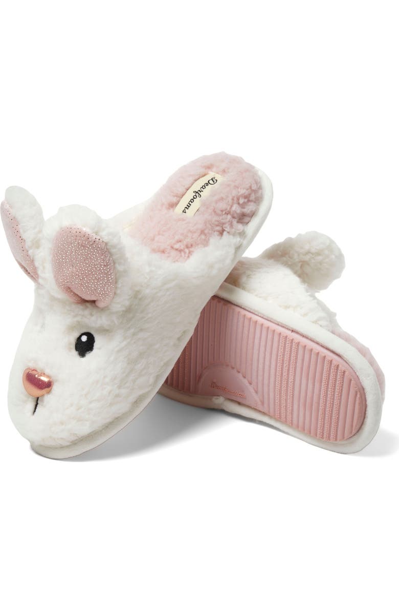 DEARFOAMS Shay Novelty Easter Bunny Rabbit Scuff Slipper, Alternate, color,