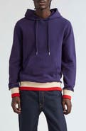 Golden Goose Journey Stripe Trim Graphic Hoodie