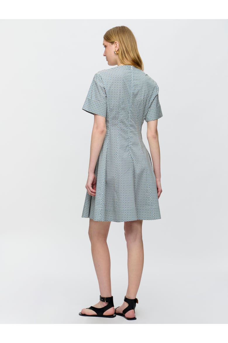 Sora Flared dress Blue Print, Alternate, color, Blue Print