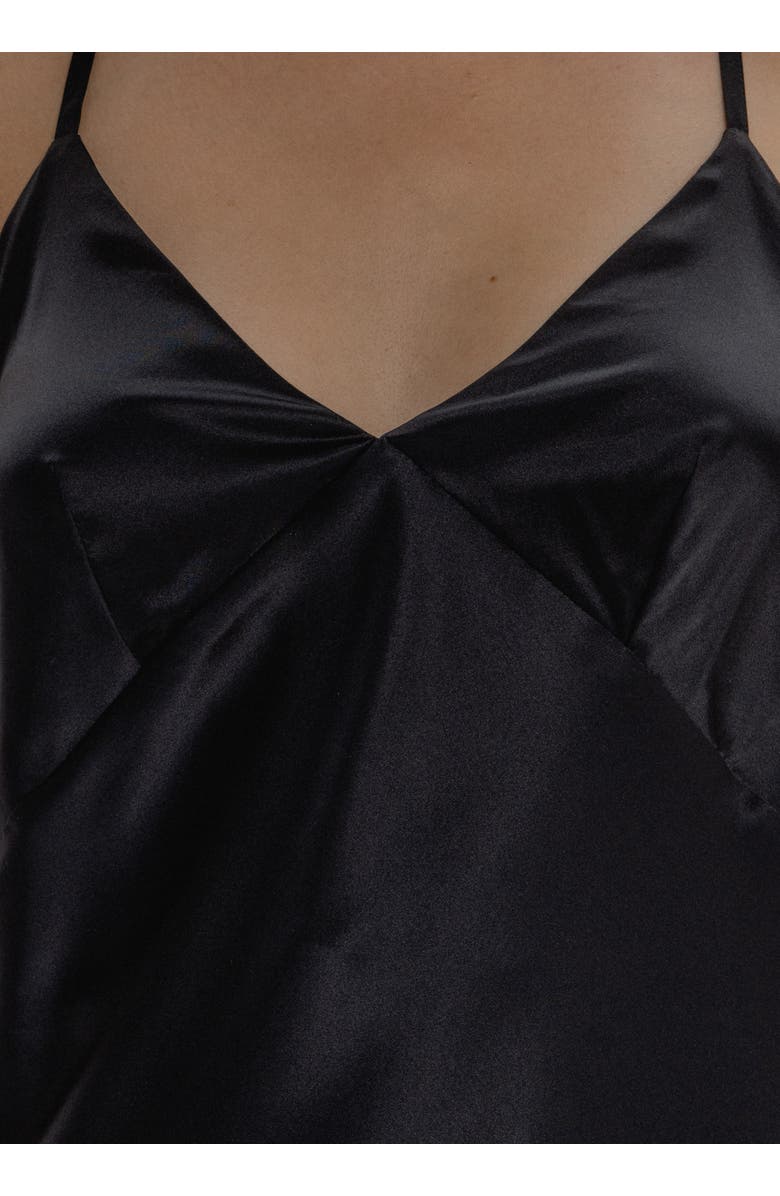 Alas 100 Silk Slip Maxi Dress, Alternate, color, Black