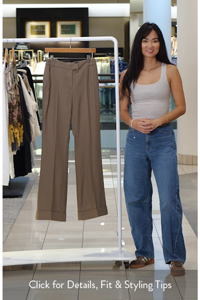 Talia Wide Leg Trousers video