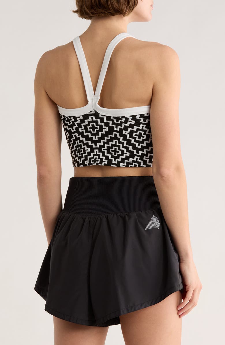 FP Movement by Free People All Clear Jacquard Camisole, Alternate, color, Black Geo Combo