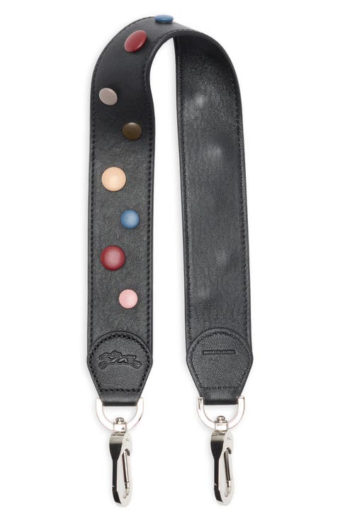 Studded Leather Bag Strap