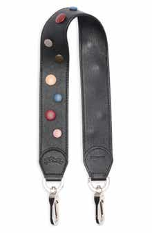 Longchamp Studded Leather Bag Strap