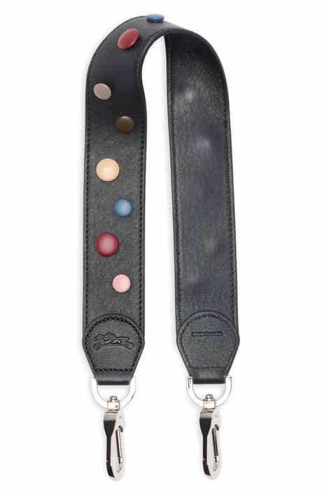 Longchamp Studded Leather Bag Strap
