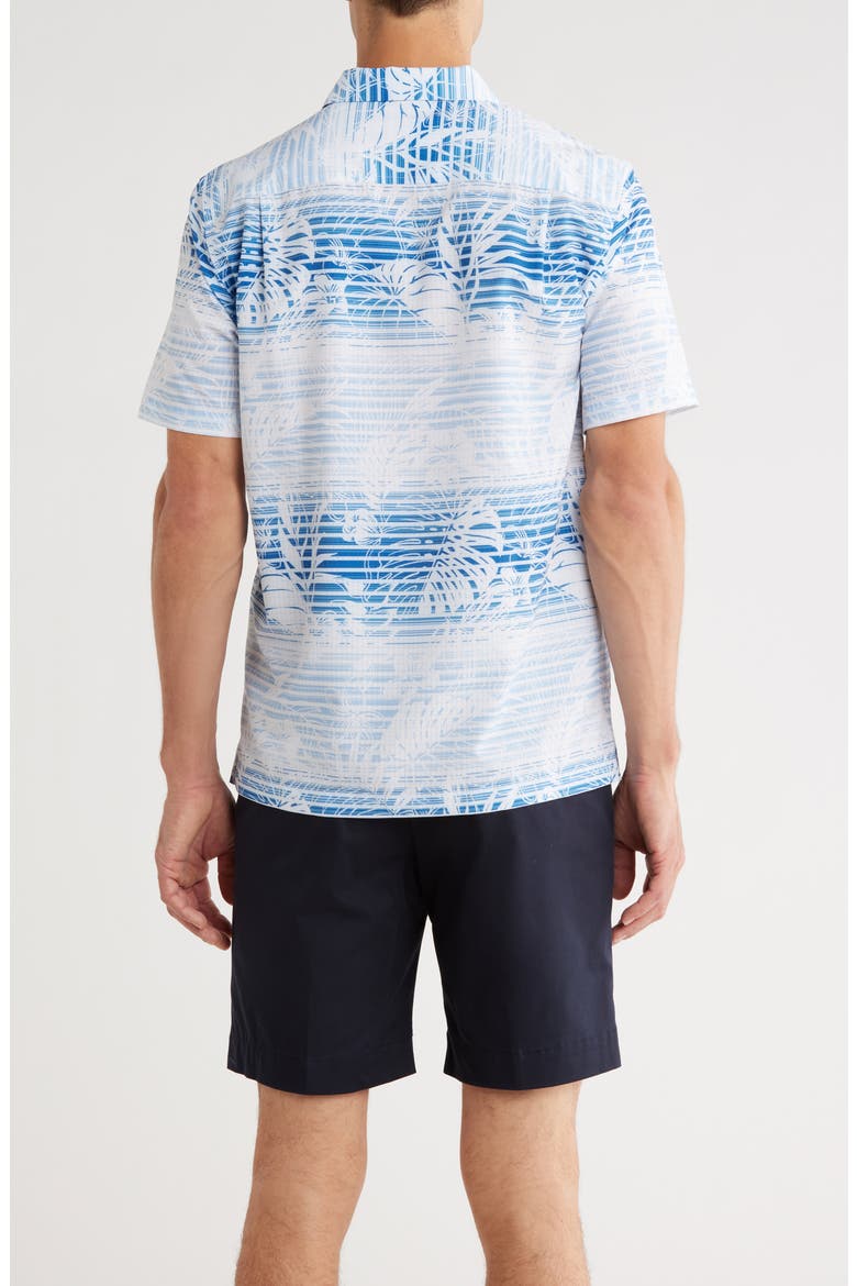 Bahama Coast Sardinia Seas IslandZone® Short Sleeve Button-Up Shirt, Alternate, color, VICTORIA BLUE