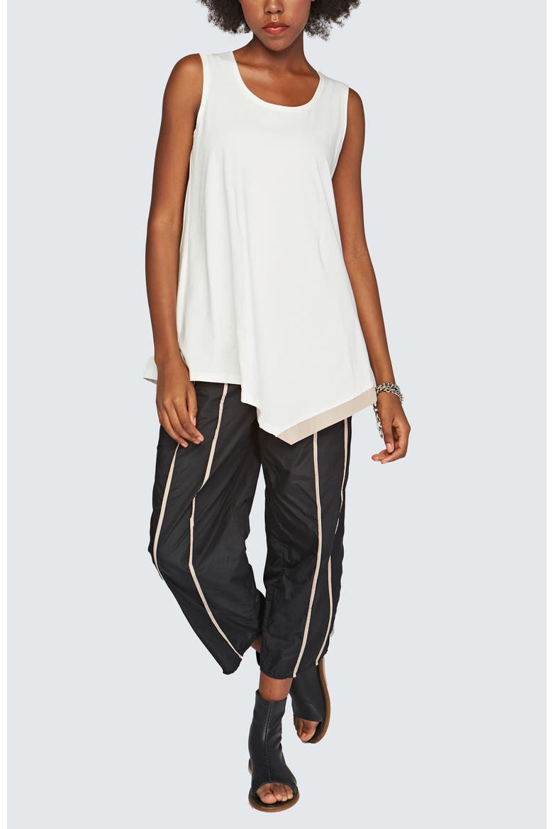 Harmony Cotton Jersey Top, Alternate, color, Ecru