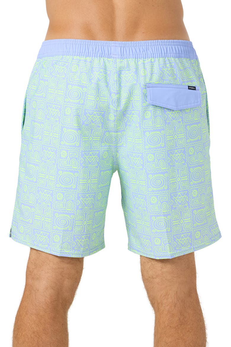 Hermosa Swim Trunks, Alternate, color, BLUE JELLY
