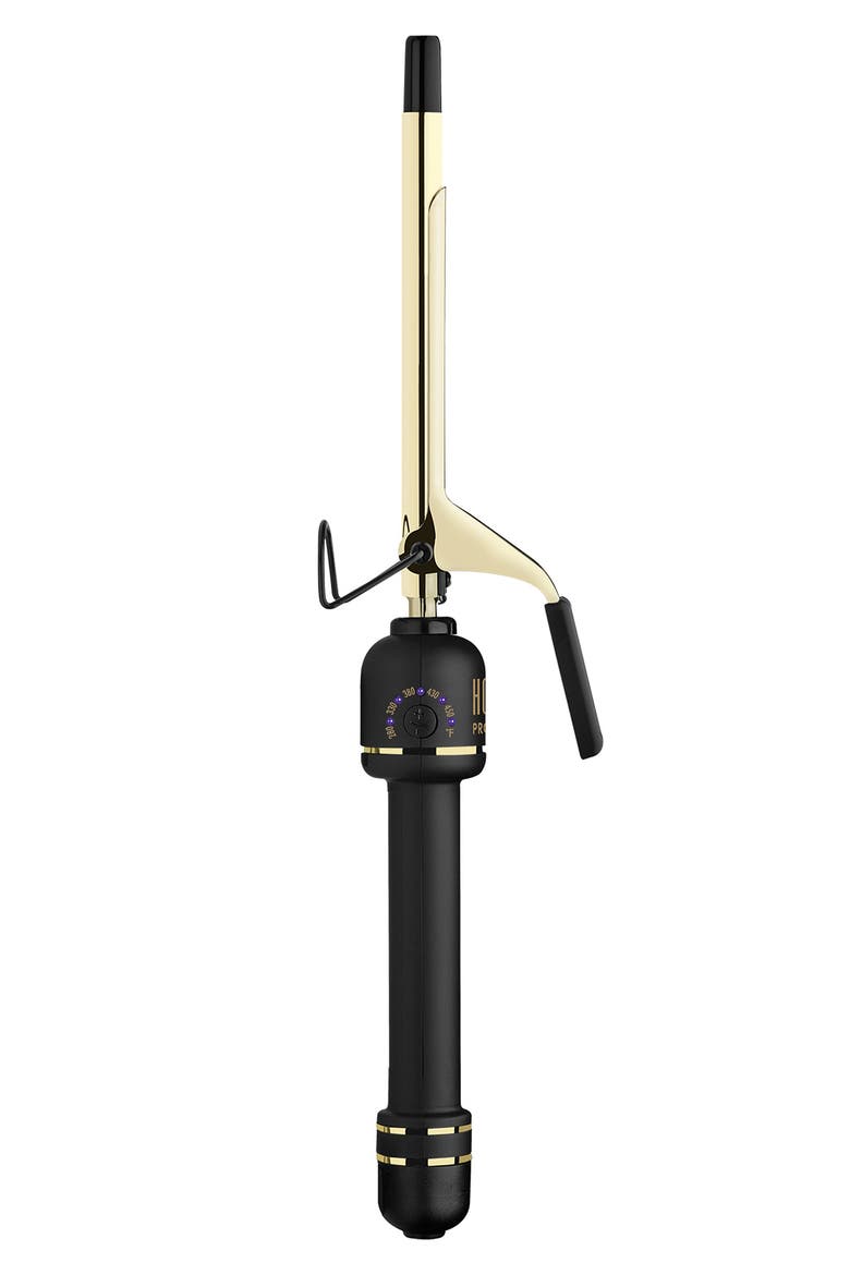 24K Gold Extended Barrel Curling Iron, Main, color, NO COLOR