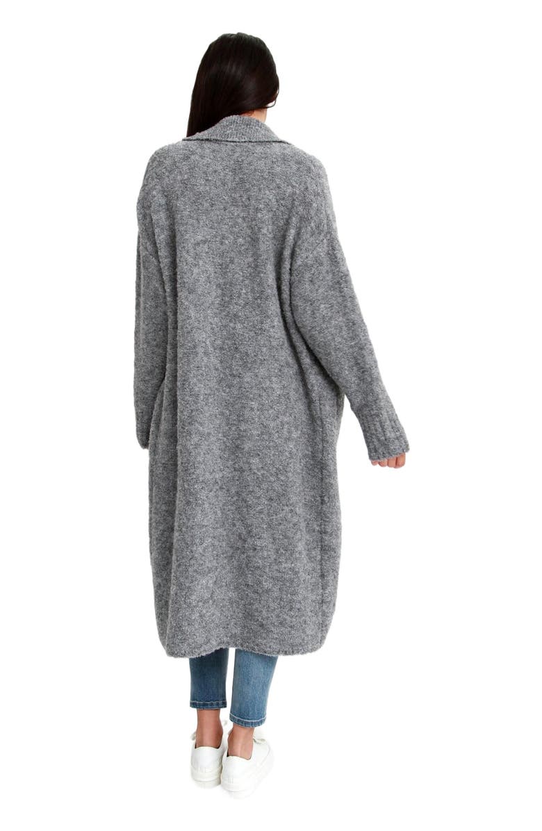 Belle & Bloom Born To Run Sustainable Sweater Coat, Alternate, color, Grey