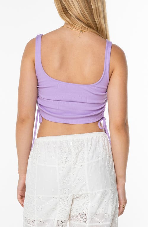 Roxy Surf Stoked Crop Rib Tank In Pink