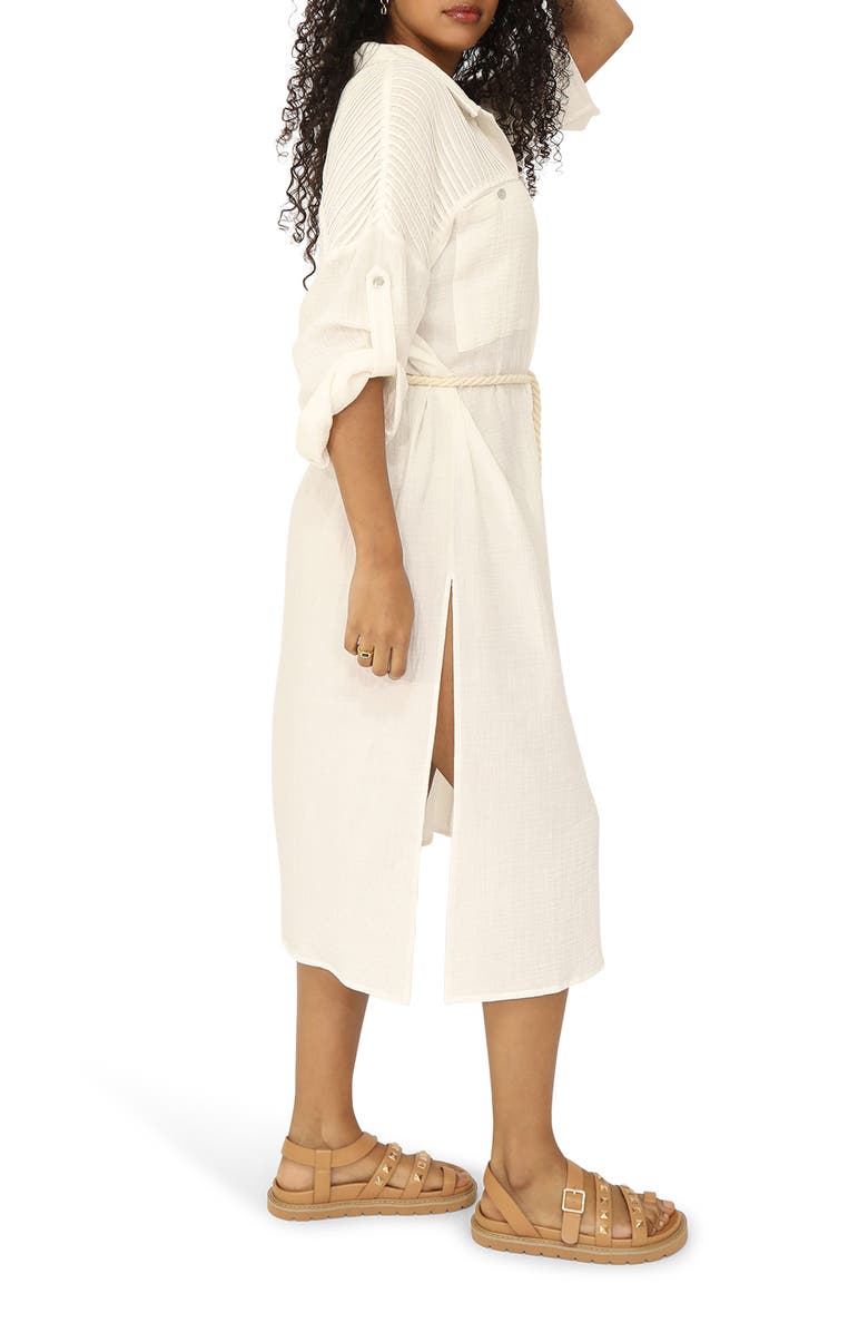 Belle & Bloom Seven Wonders Shirtdress, Alternate, color, White