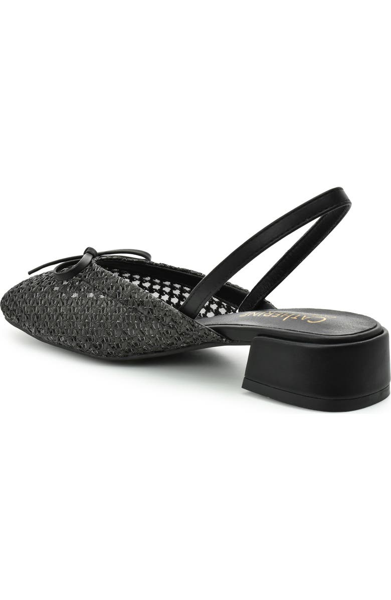 Catherine Catherine Malandrino Slingback Raffia Mule Flat, Alternate, color,