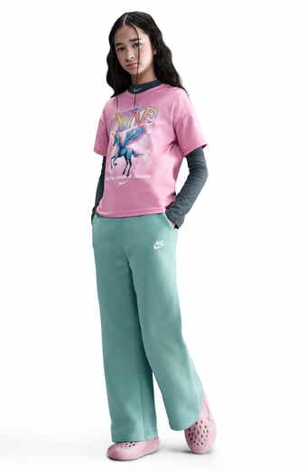 Nike Kids' Sportswear Club Fleece Wide Leg Sweatpants