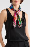 Kate Spade summer scenes silk square scarf
