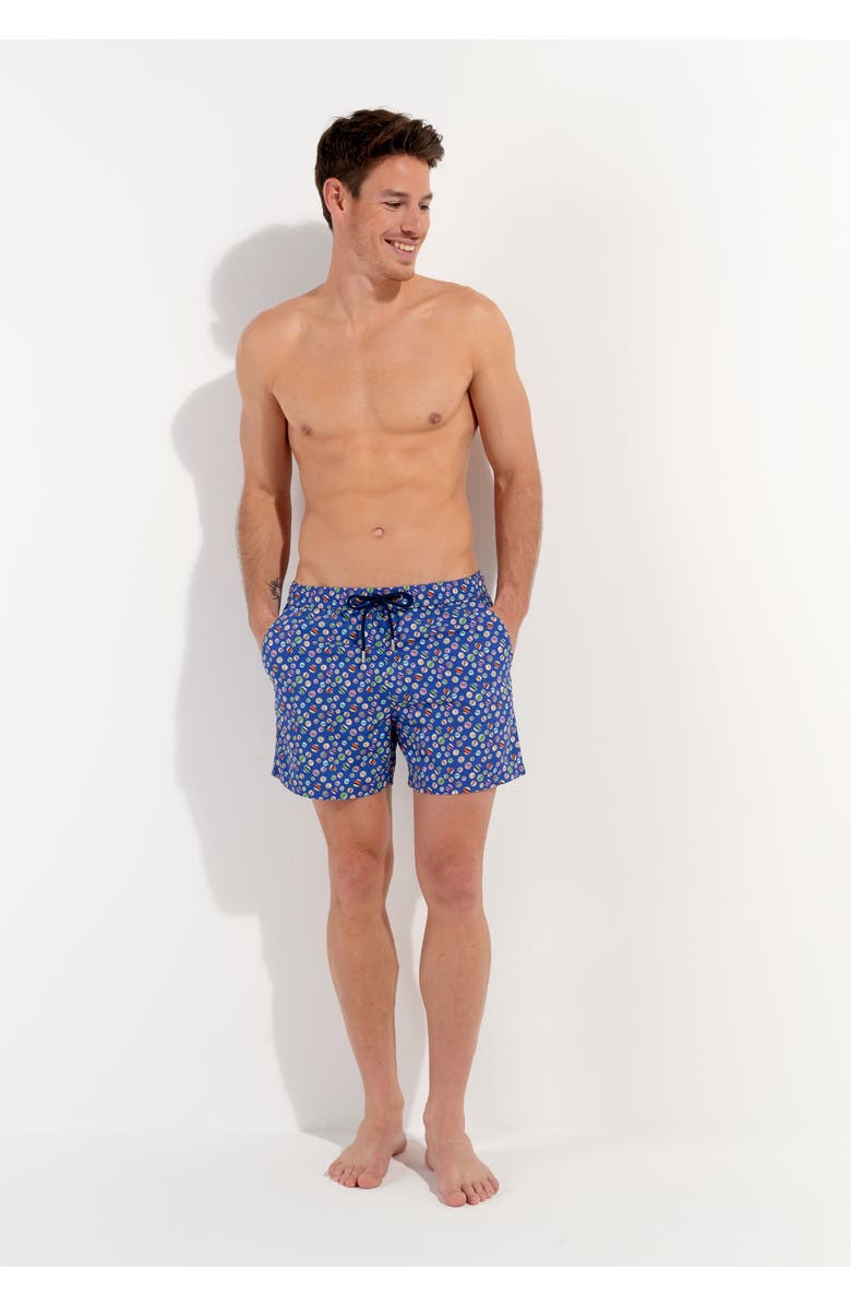 HOM Socoa Beach Boxer, Alternate, color, Navy Print