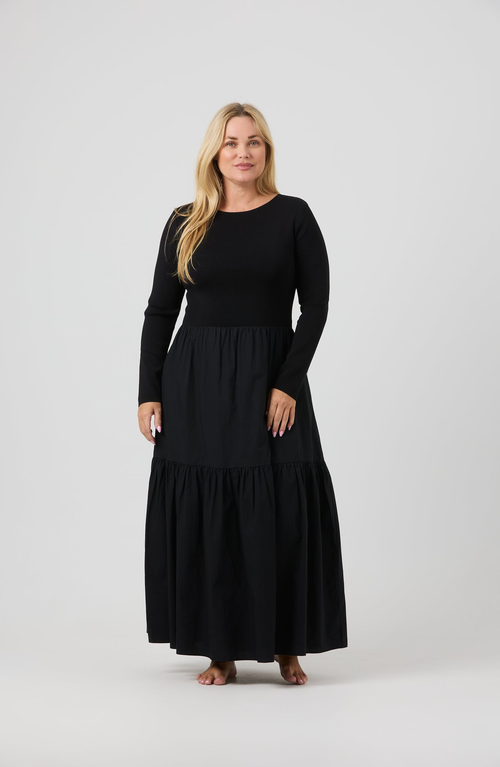 By Tess Collection Lany Dress In Black