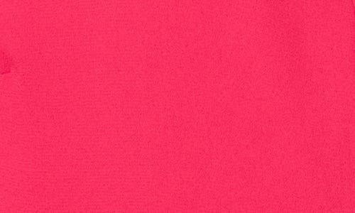 Cece Tie Cuff Button-up Top In Pink