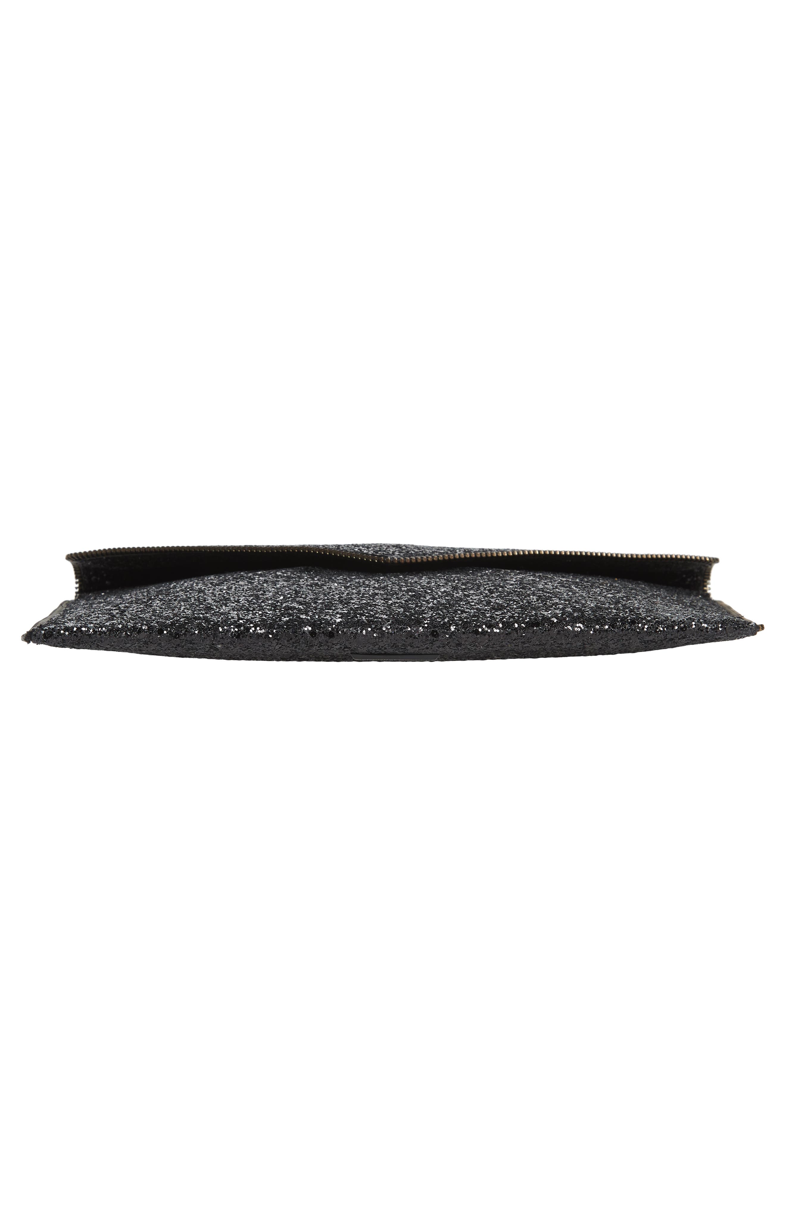 Leo Glitter Clutch, Alternate, color, BLACK MULTI