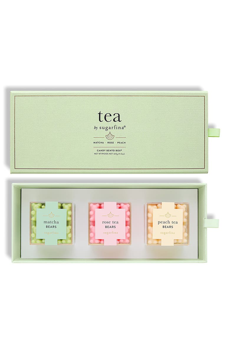 sugarfina Tea by sugarfina Three-Piece Candy Bento Box, Main, color, 