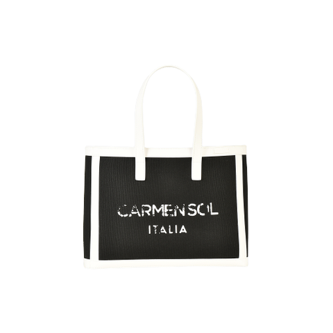 Venezia Black Tote Bag