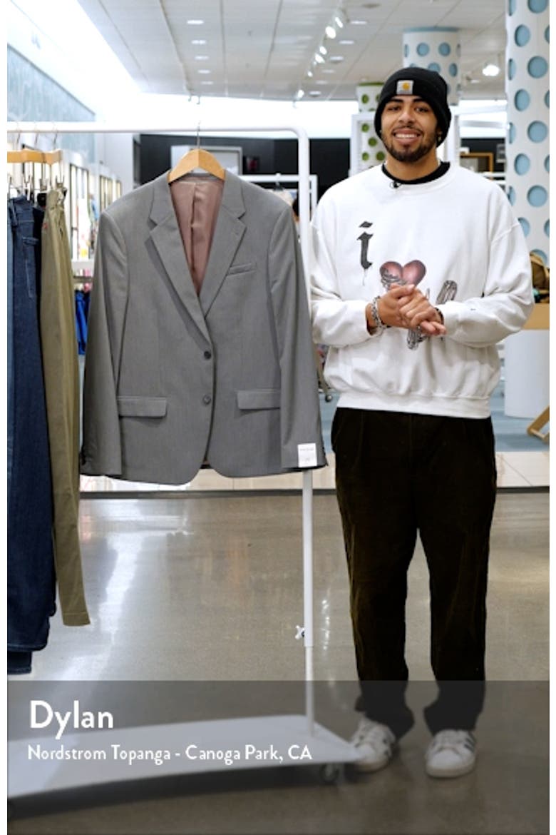 Skinny Twill Suit Jacket video