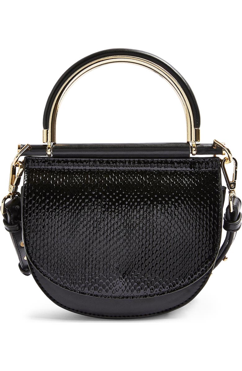 Topshop Cam Half Moon Crossbody Bag, Main, color,
