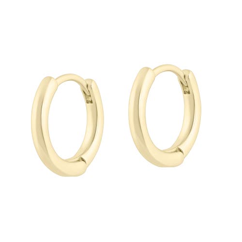 Electric Picks Tiny Hoops In Gold
