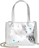 Ruby & Ry Kids' Silver Crystal Detail Tote