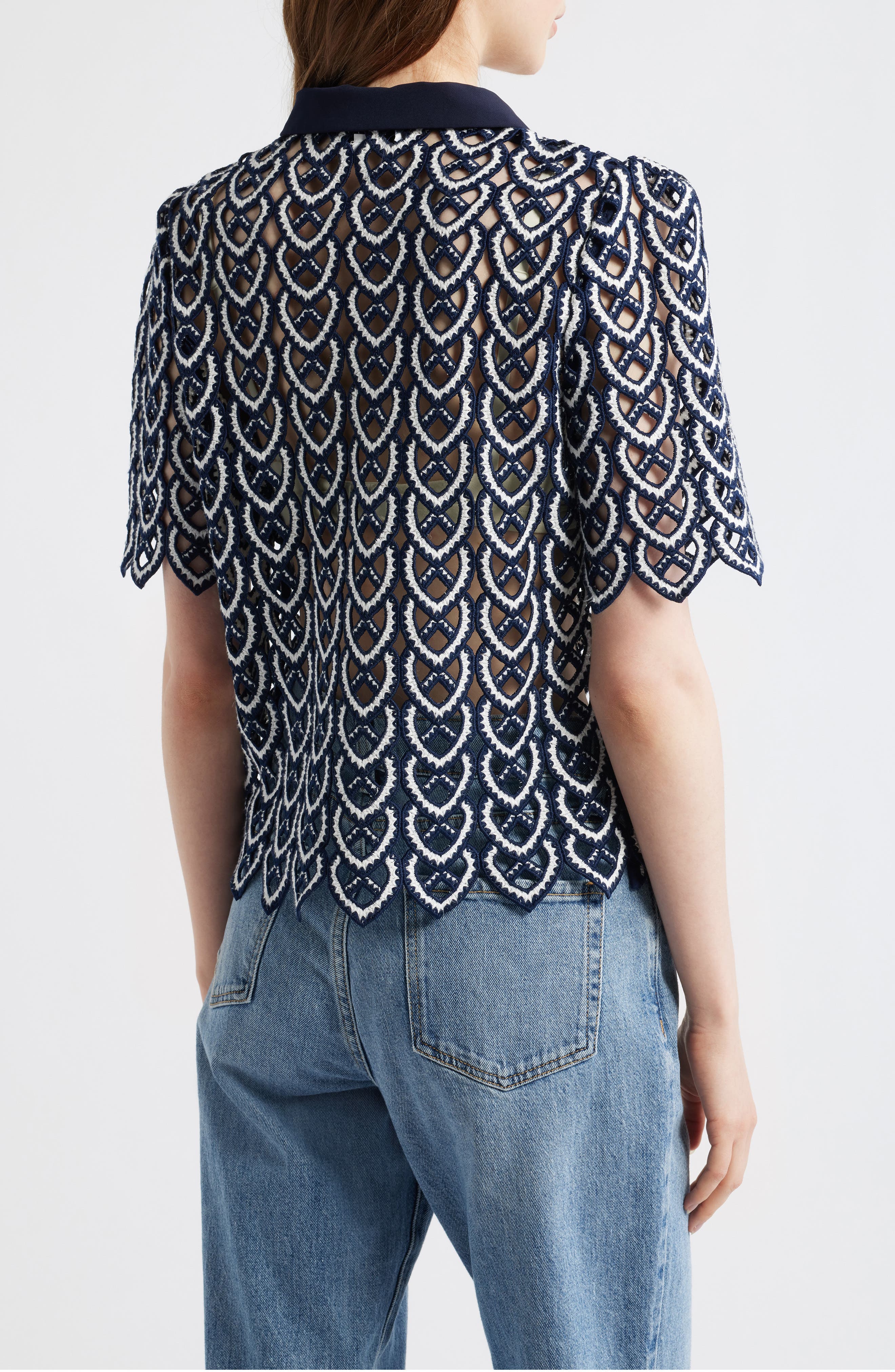 Addison Sheer Lace Top - image 2