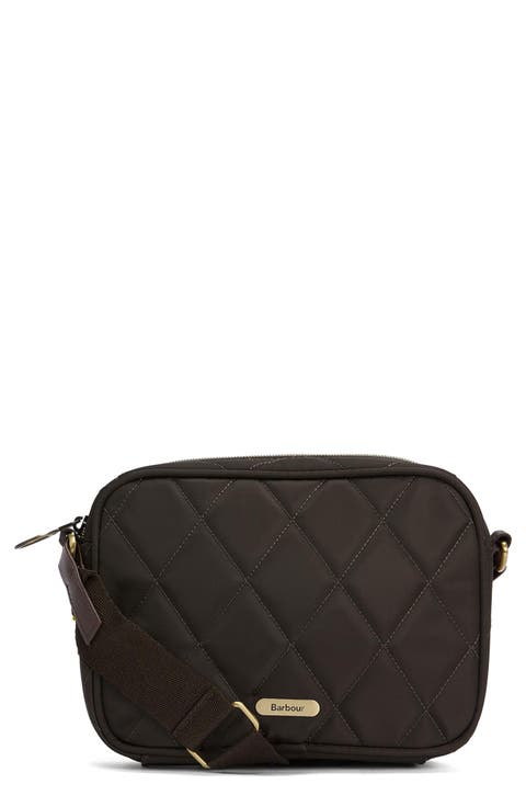 Quilted Nylon Crossbody Bag