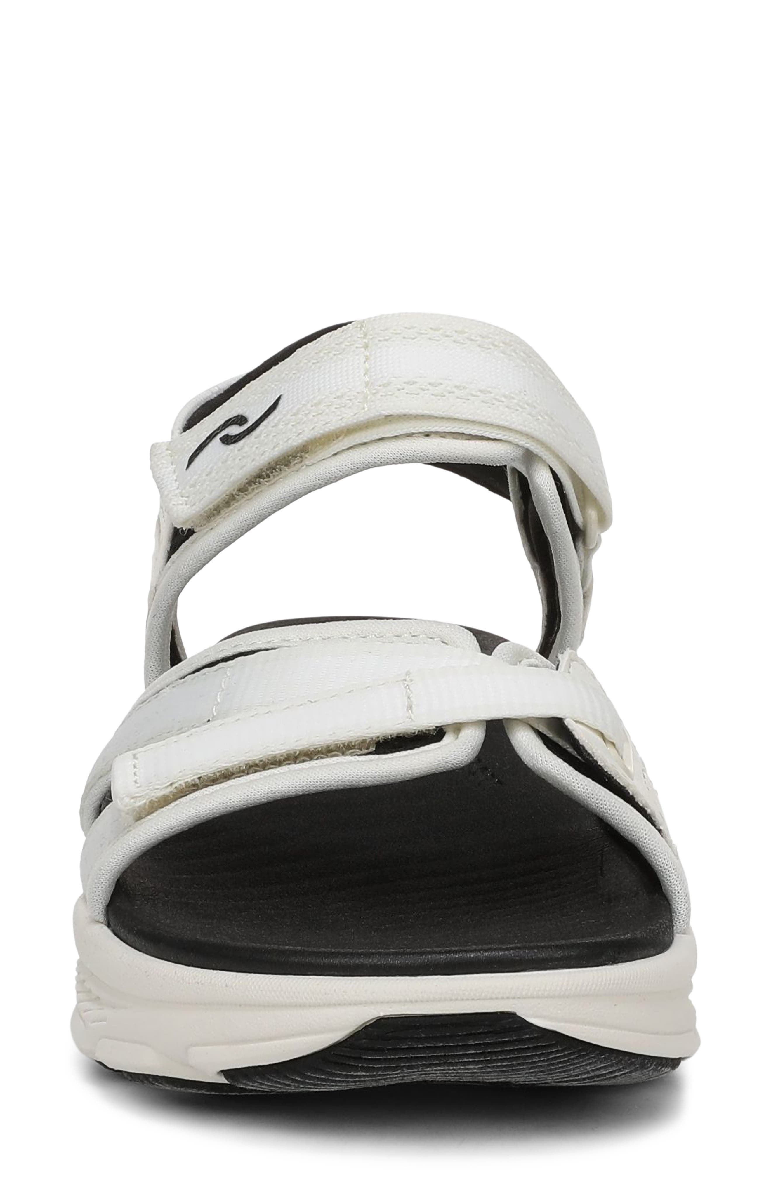 Rykä Devomax Sandal, Alternate, color, Egret Black