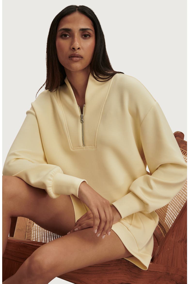 Davidson Woven Sweatshirt, Alternate, color, ANISE FLOWER