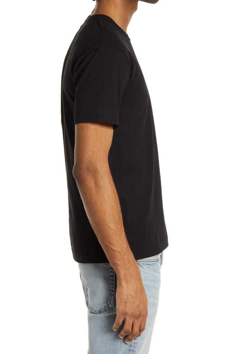 Comme des Garçons PLAY Embroidered Cotton T-Shirt, Alternate, color, 