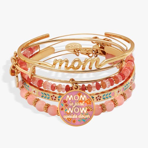Mother's Day Floral Bracelet Set of 5
