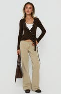 Princess Polly Buenos Low Rise Straight Leg Jeans