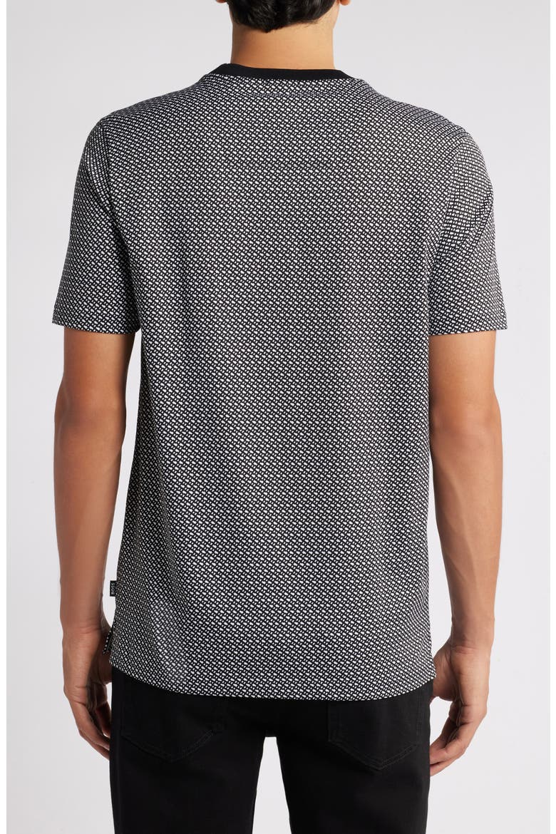 Thompson Cotton Ringer T-Shirt, Alternate, color, BLACK