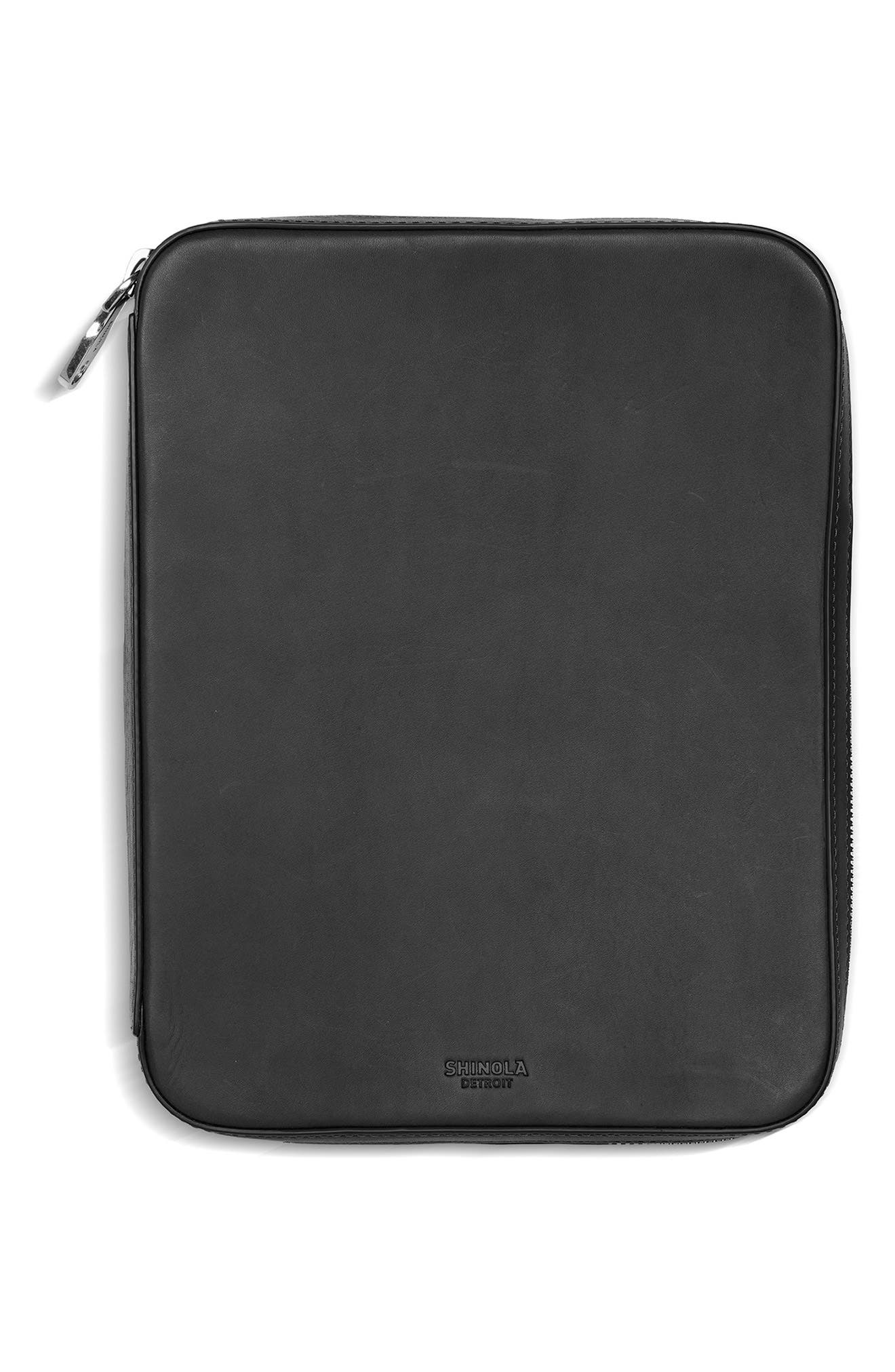 Shinola Leather Tech Portfolio, Main, color, 