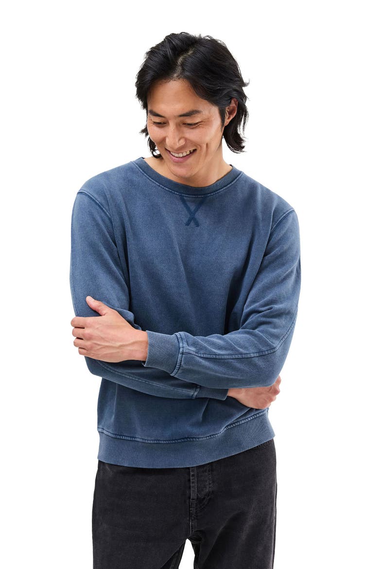 The Recycled Fleece Sweatshirt, Main, color, Mineral Moonlit Ocean