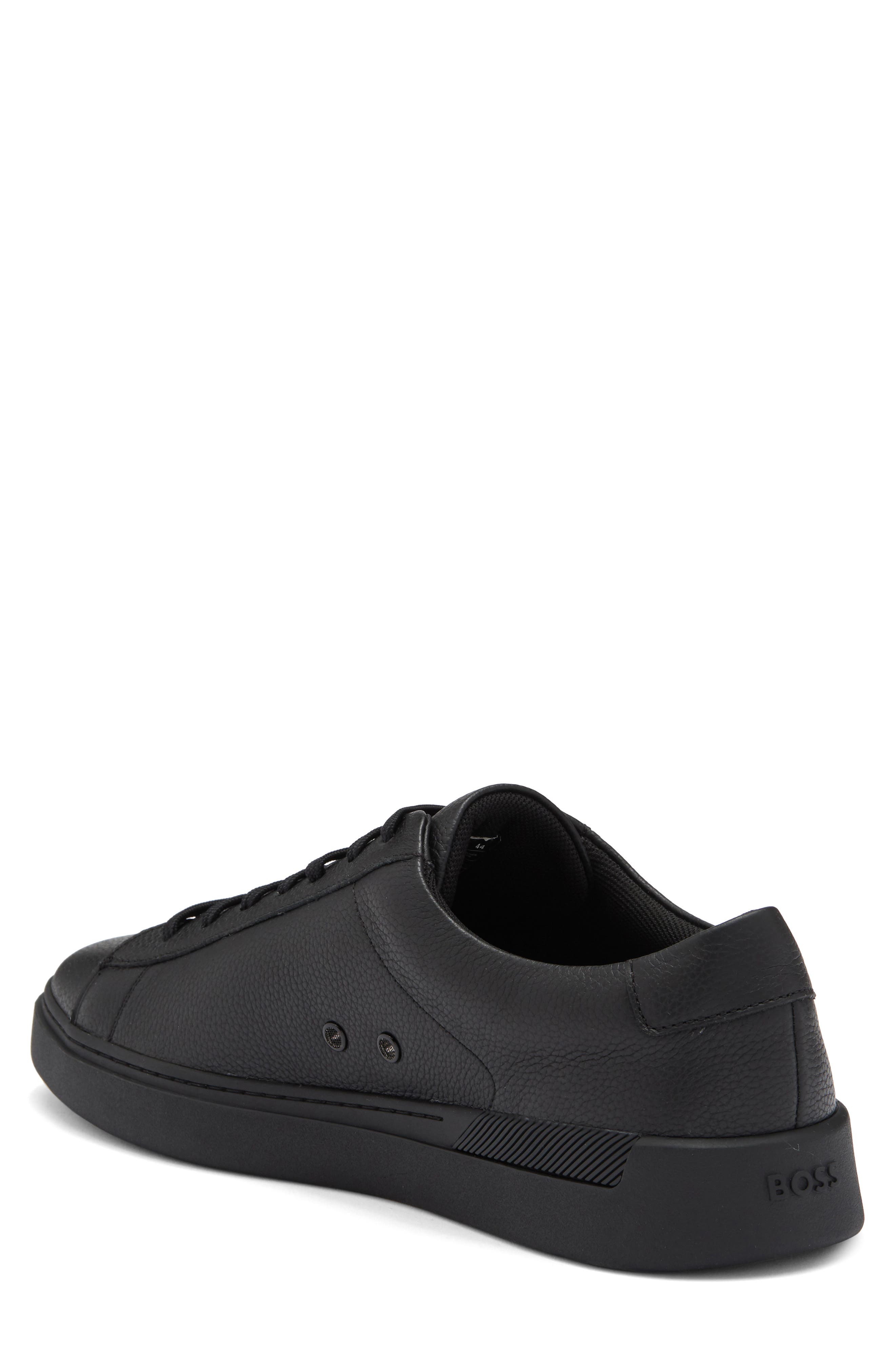 BOSS Clint Tenn Gru Low Top Sneaker, Alternate, color, Black