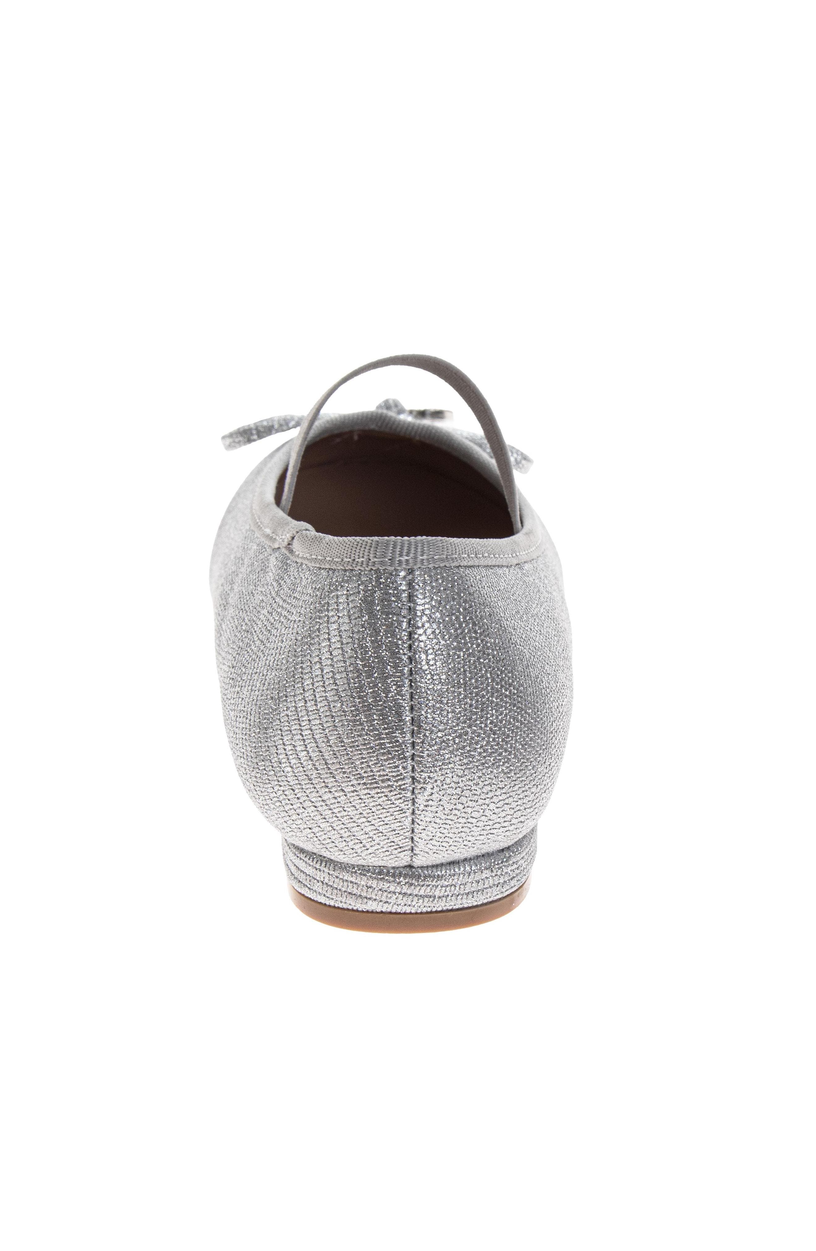 Dress Shoes for Girls Elegant Glitter Finish Classic Formal, Alternate, color, Silver