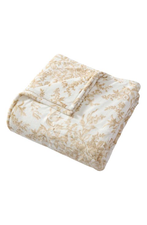 Bedford Reversible Faux Shearling Heated Throw Blanket